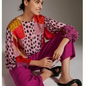 Anthropologie Miranda Peasant Blouse